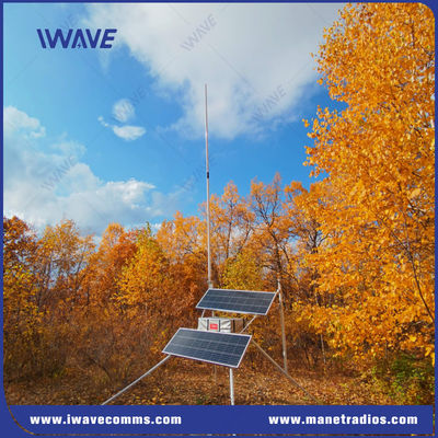 kaufen Übertragungsleistung 25W 50W auf Anfrage Solarbetriebene Schmalband-RF-Masche VHF UHF-Basisstation mit 24-Stunden Akkulaufzeit Online-Herstellung