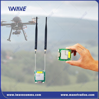 Miniatur Tri-Band IP MESH 10km Drohne Video-Sender FHSS auf PCB-Ebene