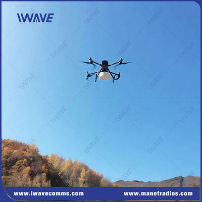 Tactical Adhoc Airborne MANET Radiobasisstation Frequenz 350-390 MHz