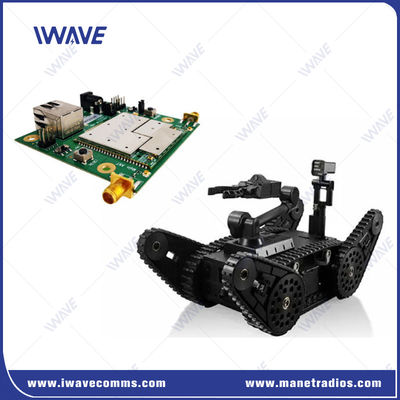 Drei-Band-Frequenz UGV/UAV NLOS Ethernet COFDM-Übertragungssystem 115200bps Baudrate 1Mbps-30Mbps verstellbare Bandbreite