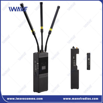 NLOS 3km Cofdm Tactical 2x2 MIMO Radios Wireless HD Handheld Video Sender